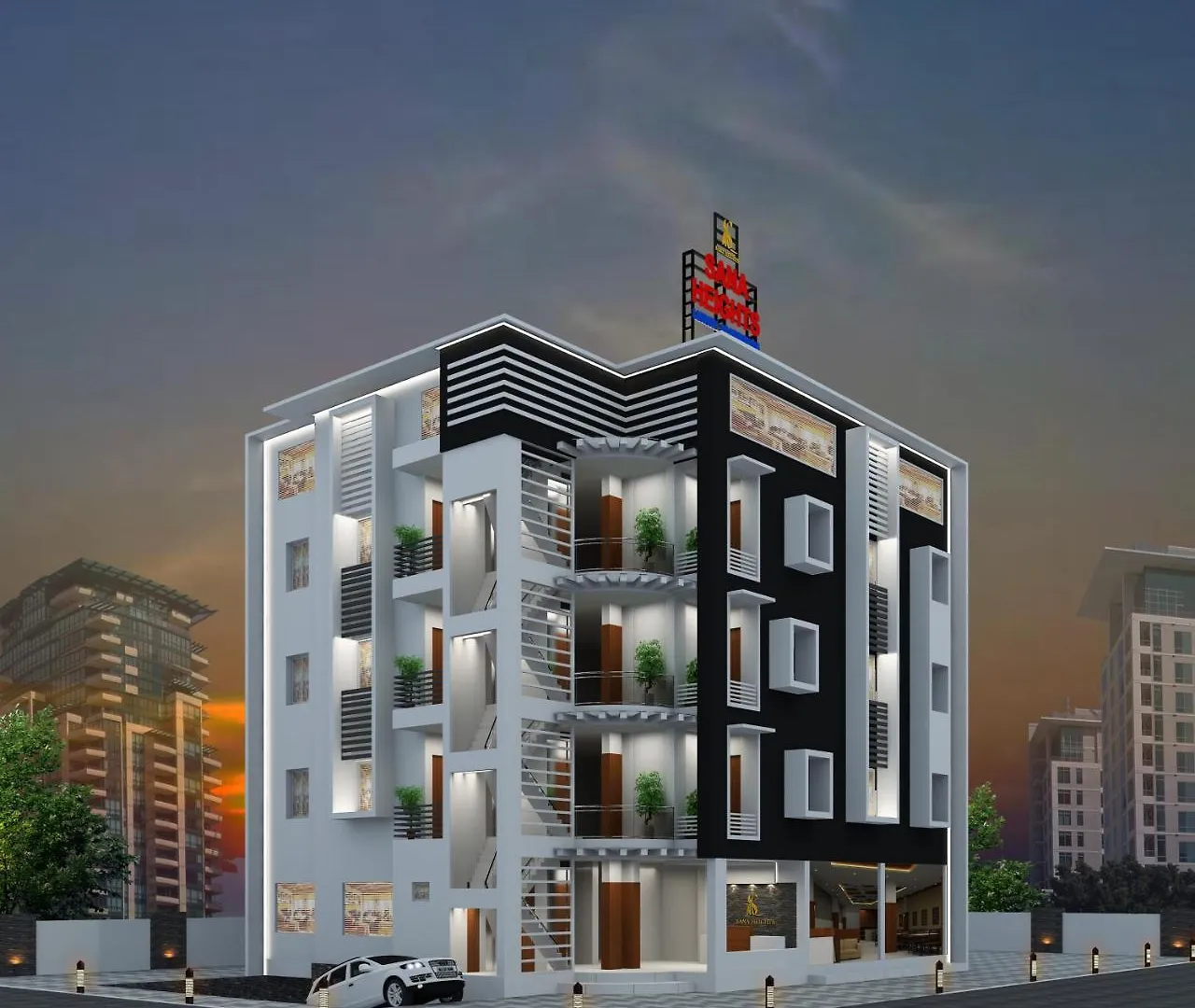 Sana Heights Luxury Apartments Palakkad